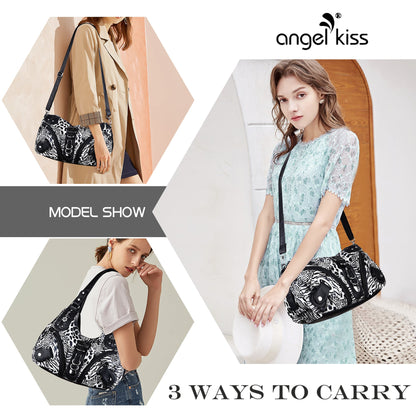 حقيبة كتف هوبو بطبعة جلد النمر